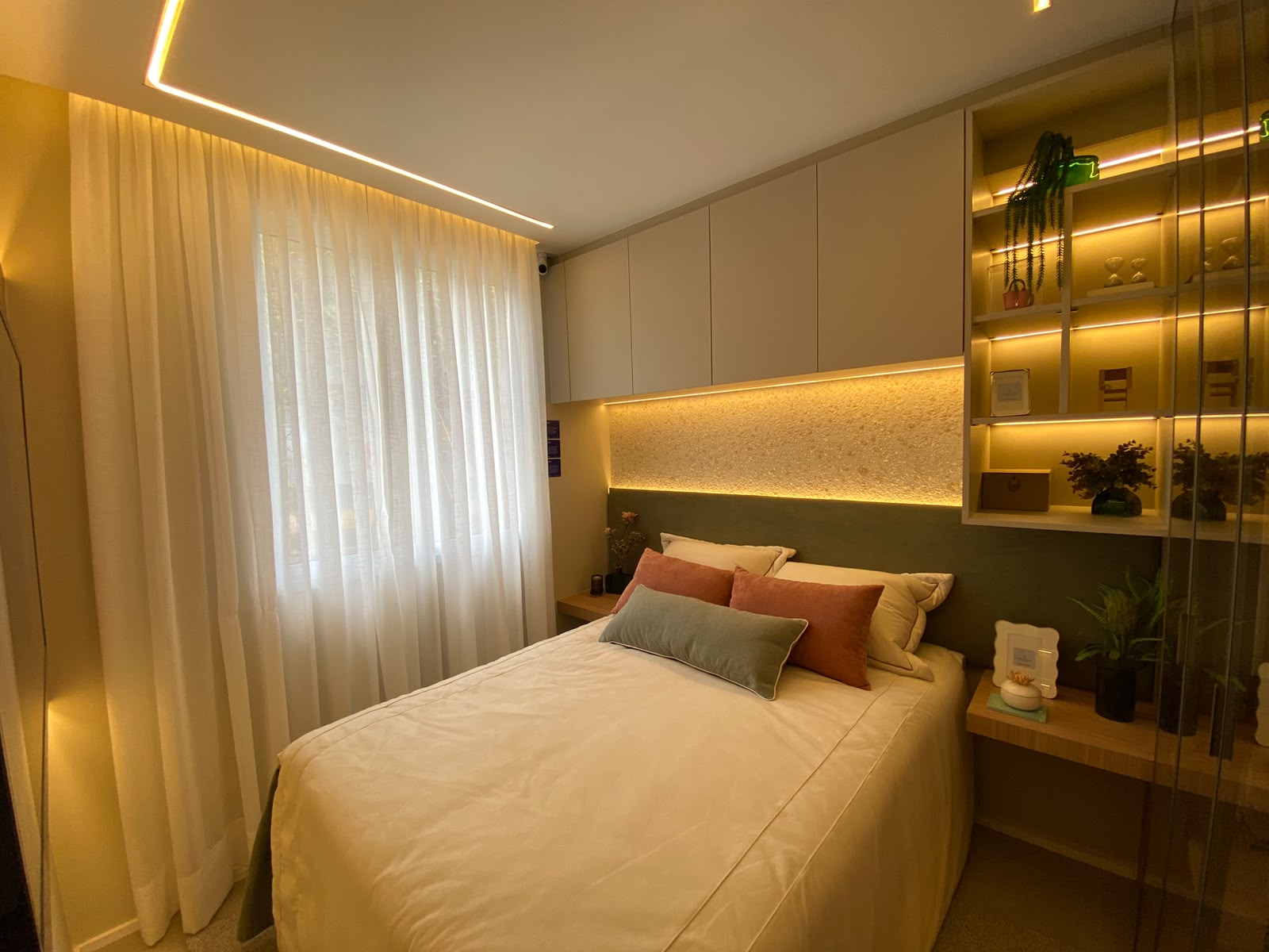 Quarto de casal do decorado